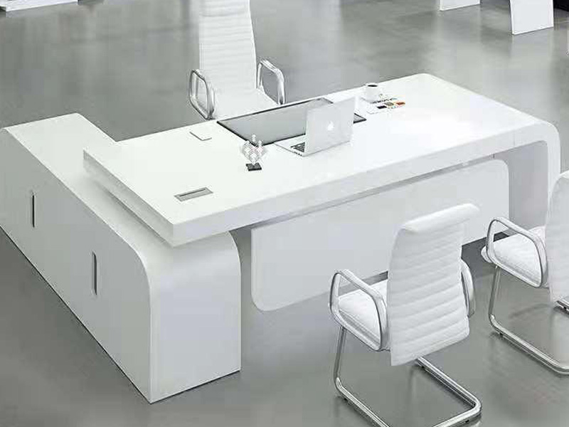 Imagia Italian Furniture - White Executive Table 