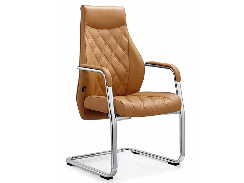 Imagia Italian Furniture - Brown High Back Leather Executive Visitor's Chair 