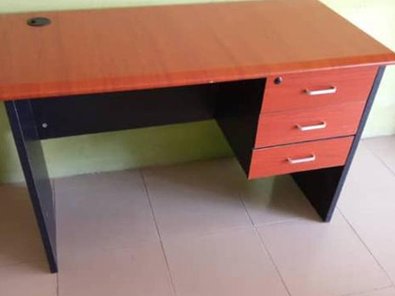 Imagia Italian Furniture - Brown Budget Table with Drawers 