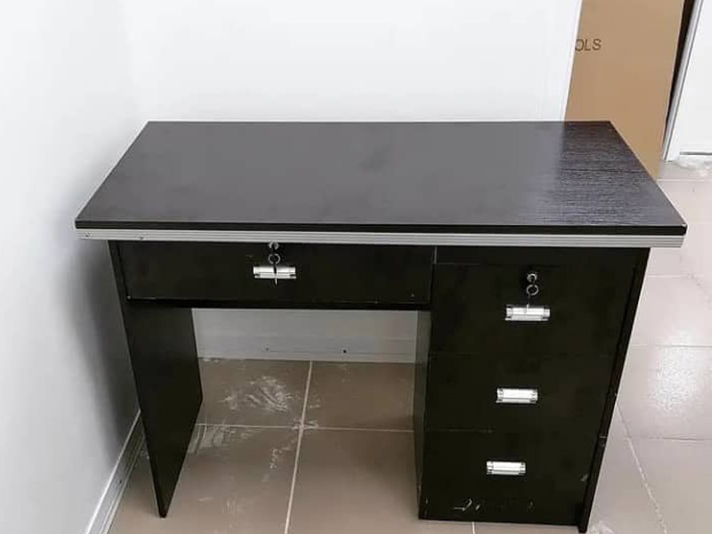 Imagia Italian Furniture - Dark Budget Table with Drawers 