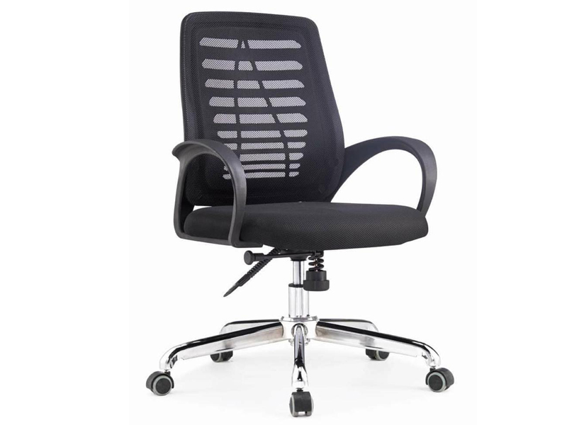 Imagia Italian Furniture - Gray Fabric Office Swivel Chair 