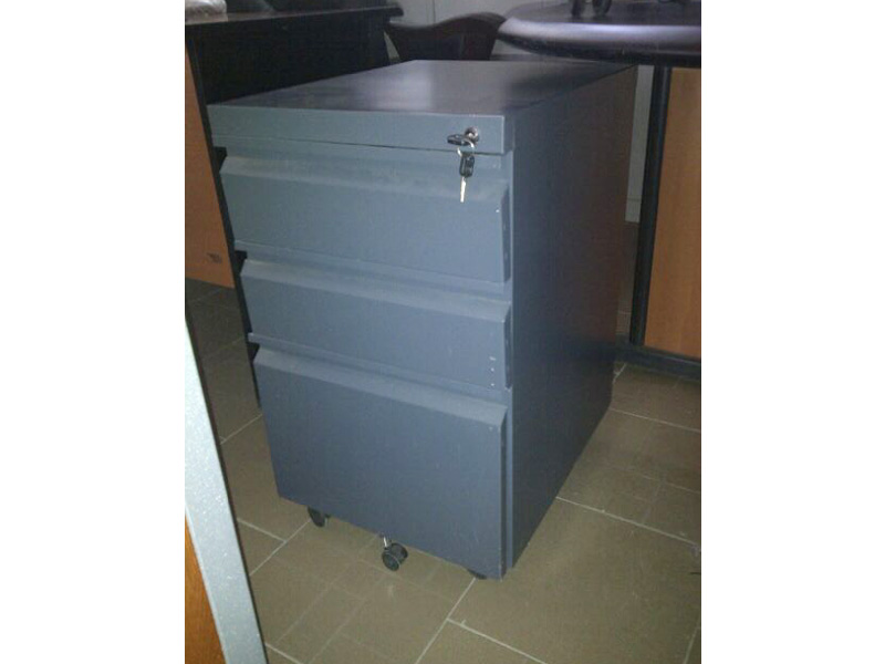 Imagia Italian Furniture - Silver Metal File Storage 