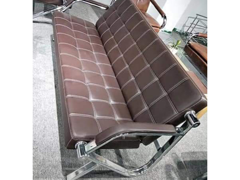 Imagia Italian Furniture - 3 Seater Dark Brown Waiting Chair 